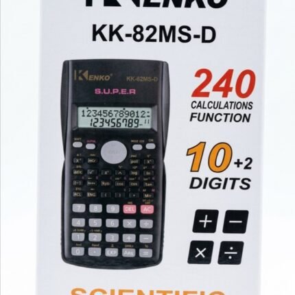 Kenko KK-82MS-D Scientific Calculator – 240 Functions & 10+2 Digit Double Display